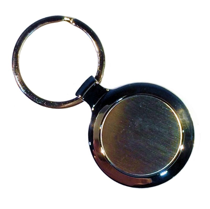 Keyring Blank Round 27mm and clear dome